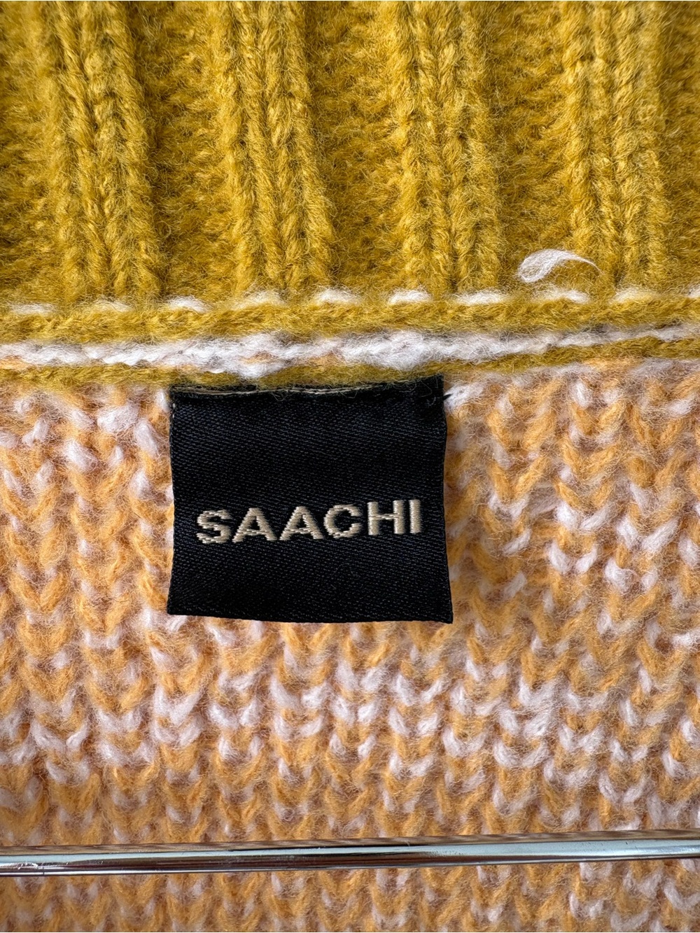 SAACHI Carina Oversize Colorblock Cardigan Sweater OS - Picture 10 of 10